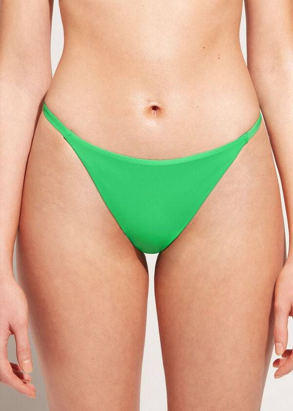 Calzedonia String Indonesia Eco Bikinibroekjes Dames Groen | BE1634NB