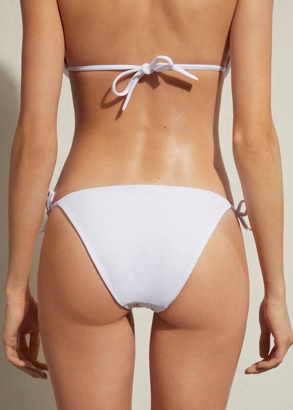 Calzedonia String Lanzarote Bikinibroekjes Dames Wit | BE1598GL