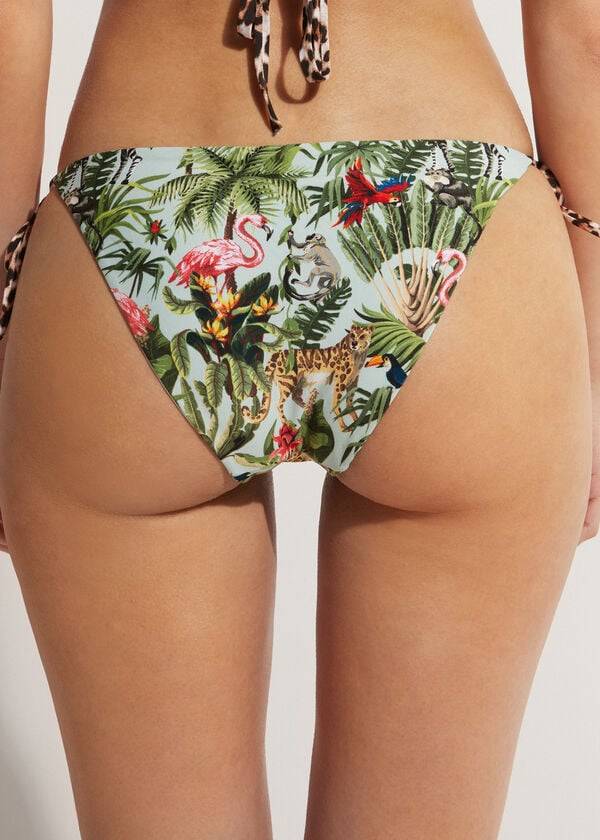 Calzedonia String Nairobi Eco Bikinibroekjes Dames Groen | BE1611WY