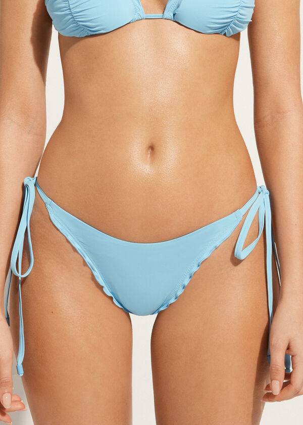 Calzedonia String String Islamorada Bikinibroekjes Dames Blauw | BE1617IS