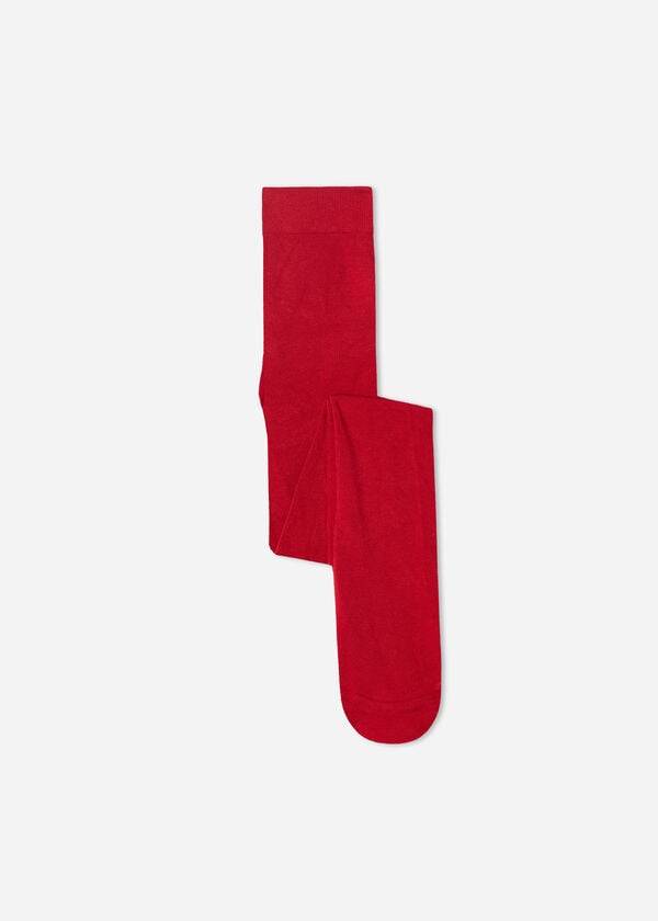 Calzedonia Super Opaque with Cashmere Hardloopbroek Kinderen Rood | BE3005UT