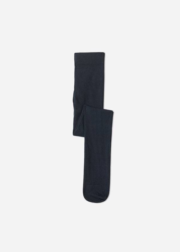 Calzedonia Super Opaque with Cashmere Hardloopbroek Kinderen Blauw | BE3010WY