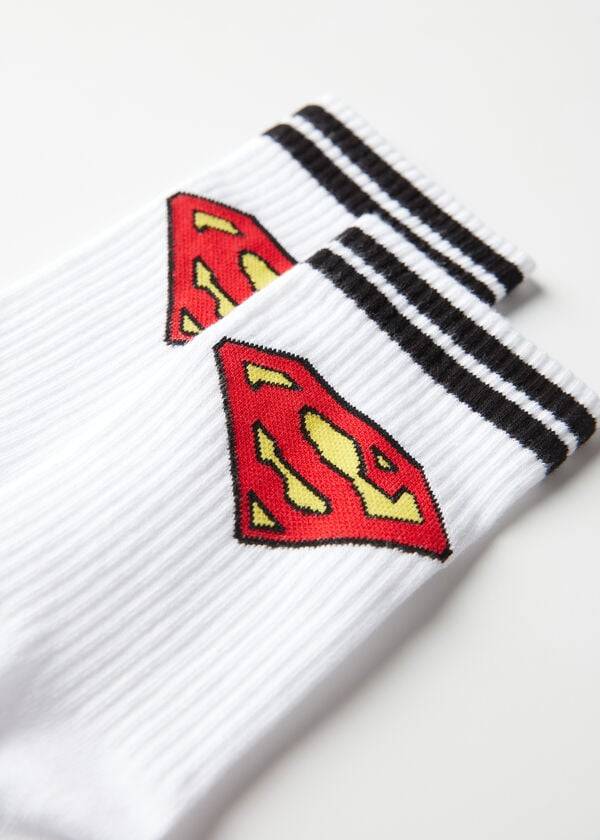 Calzedonia Superman Crew Sokken Heren Wit | BE2860PQ