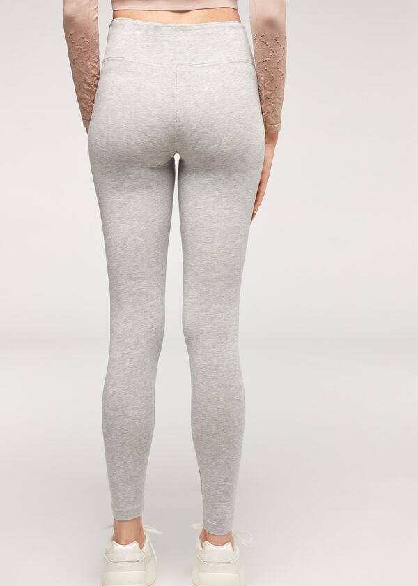 Calzedonia Supima Katoenen Leggings Dames Grijs | BE2695GL