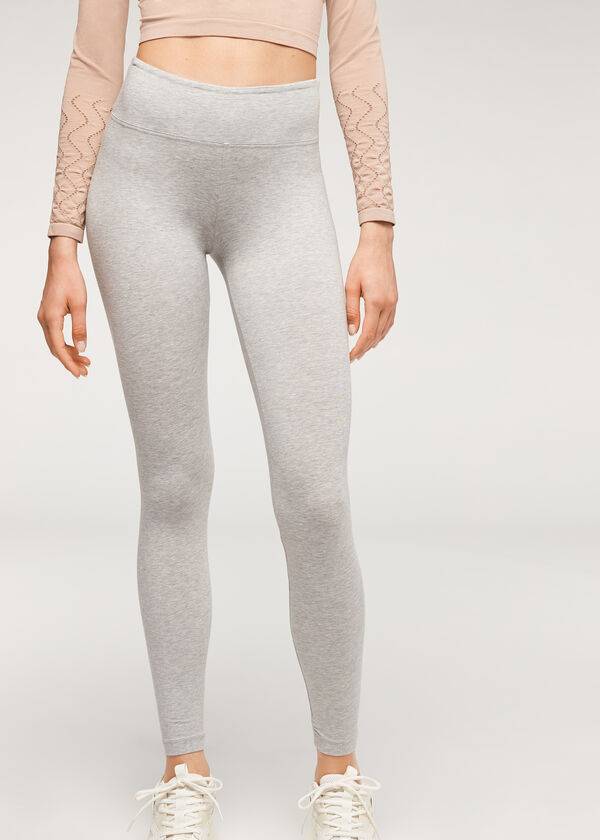 Calzedonia Supima Katoenen Leggings Dames Grijs | BE2695GL