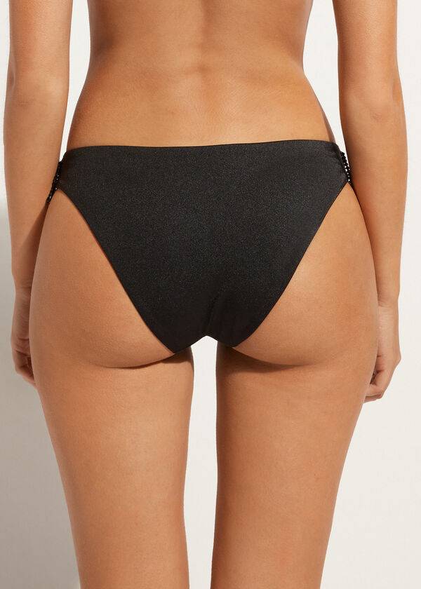 Calzedonia Taipei Bikinibroekjes Dames Zwart | BE1627KI