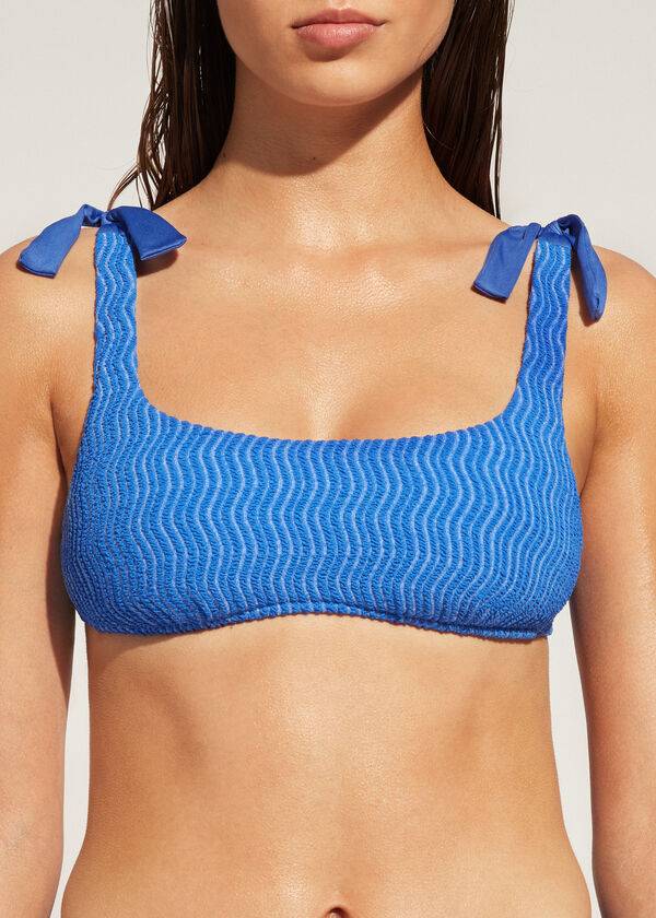 Calzedonia Tank Mykonos Bikinitopjes Dames Blauw | BE1985SO