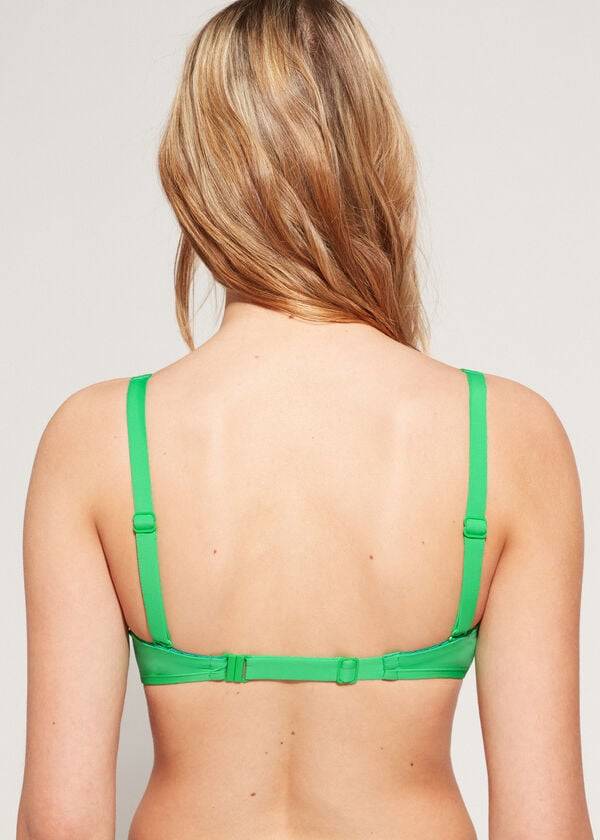 Calzedonia Tank Stijl Indonesia Eco rosa Bikinitopjes Dames Groen | BE1995CE