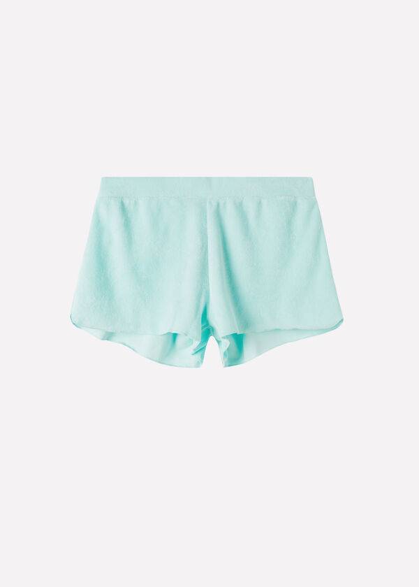 Calzedonia Terrycloth Shorts Cover-ups Dames Blauw | BE2149ZG