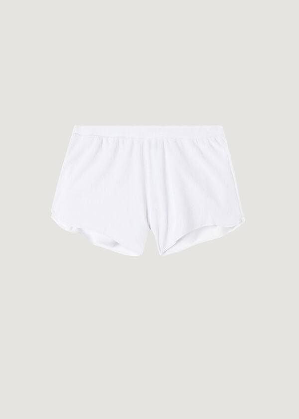 Calzedonia Terrycloth Shorts Cover-ups Dames Wit | BE2150XF