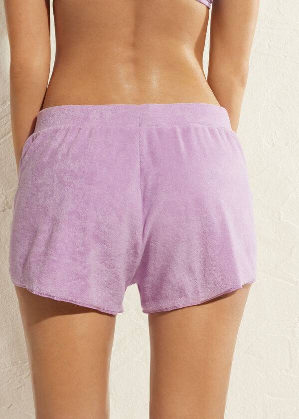 Calzedonia Terrycloth Shorts Cover-ups Dames Paars | BE2152VD