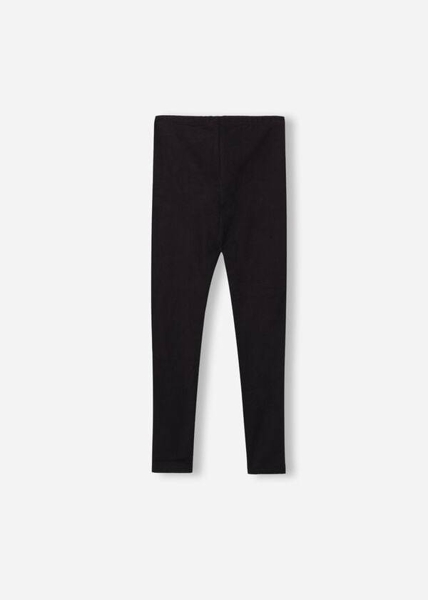 Calzedonia Thermal Leggings Kinderen Zwart | BE3144PQ