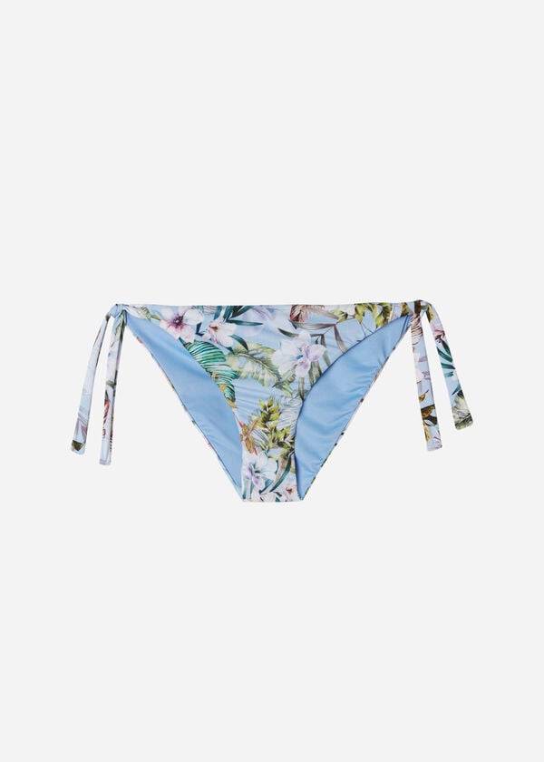 Calzedonia Tied Atene Bikinibroekjes Dames Blauw | BE1642UT