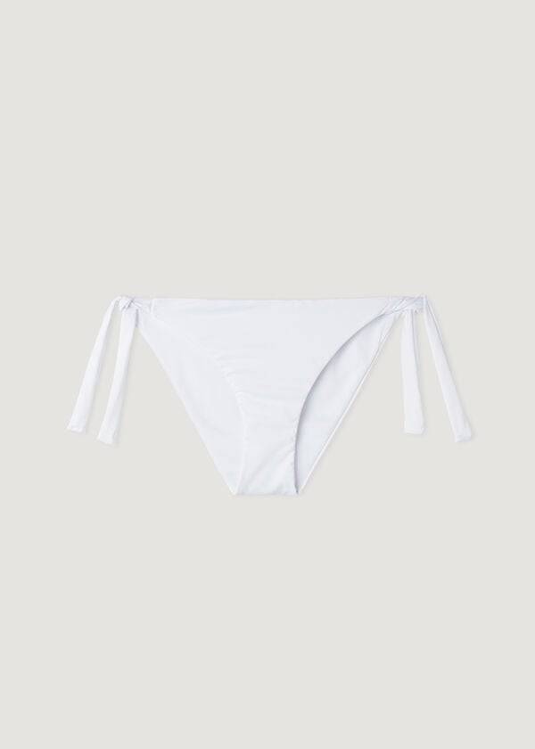 Calzedonia Tied Indonesia Eco Bikinibroekjes Dames Wit | BE1646AP