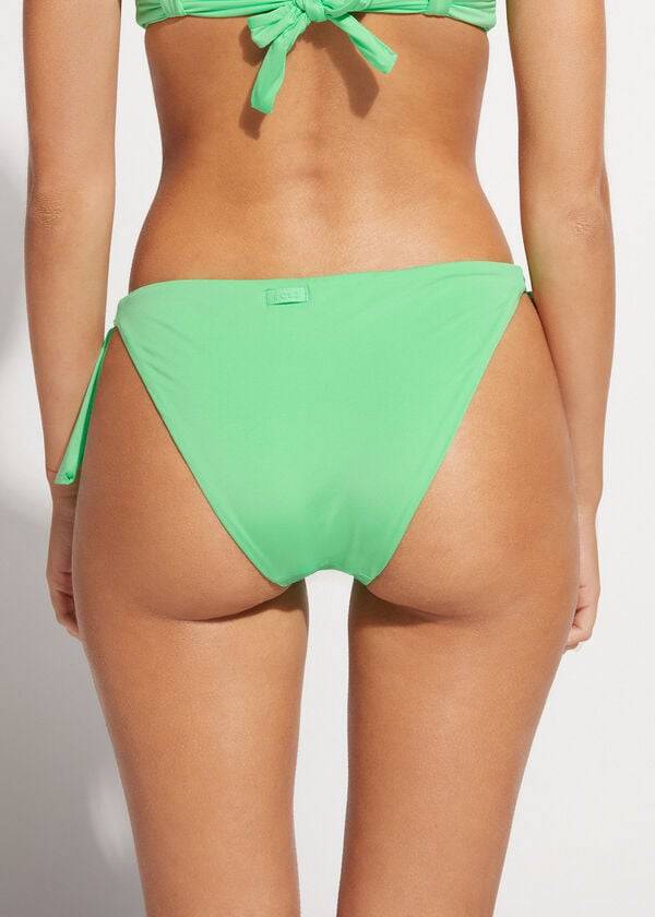 Calzedonia Tied Indonesia Eco Bikinibroekjes Dames Mintgroen | BE1647SO