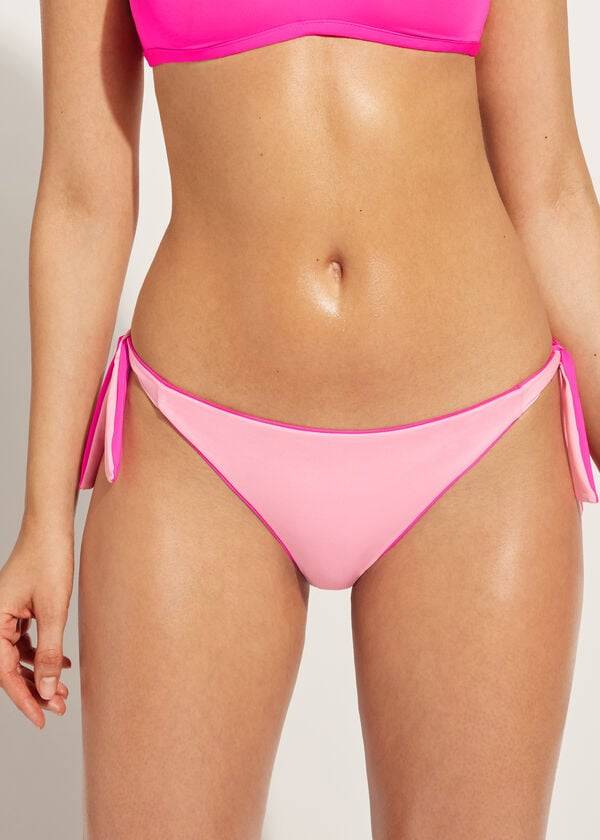 Calzedonia Tied Indonesia Eco Bikinibroekjes Dames Roze | BE1650GL