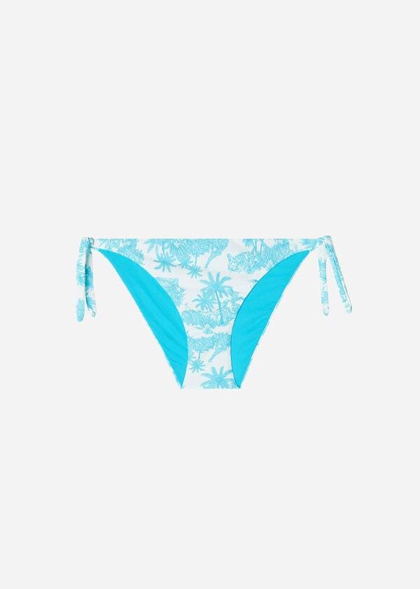 Calzedonia Tied Sorrento Bikinibroekjes Dames Blauw | BE1655ZG