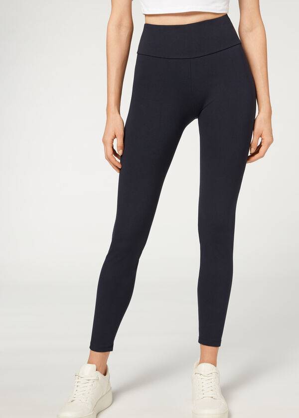 Calzedonia Total Shaper Leggings Dames Blauw | BE2703UT