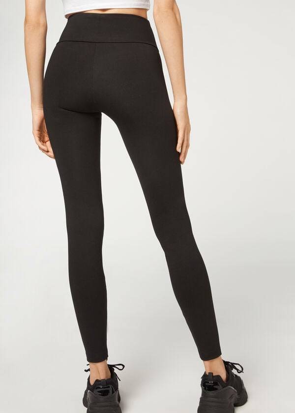 Calzedonia Total Shaper Leggings Dames Zwart | BE2704YU