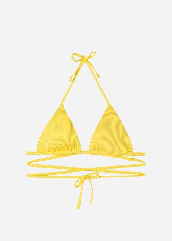 Calzedonia Triangle Badslippers String New York Bikinitopjes Dames Geel | BE2021CE