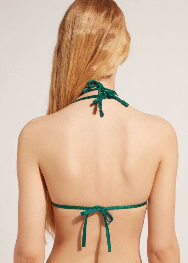 Calzedonia Triangle String Hollywood Bikinitopjes Dames Groen | BE2034OR