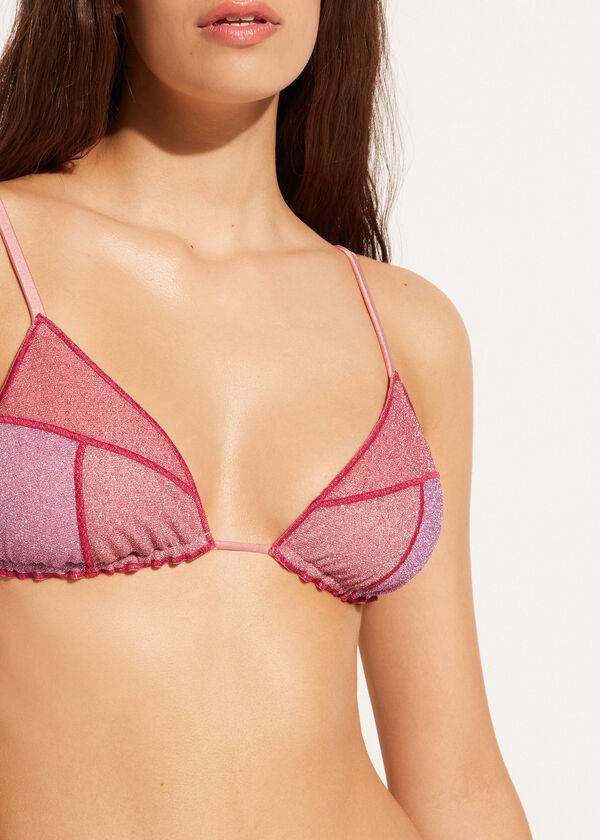 Calzedonia Triangle String Lisbona Bikinitopjes Dames Roze | BE2050NB