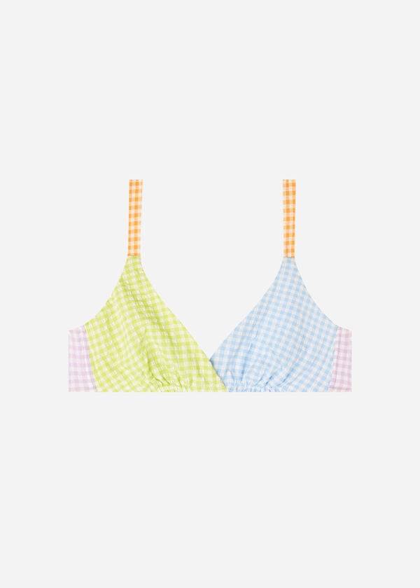 Calzedonia Triangle Valencia Bikinitopjes Dames Groen Blauw | BE2066GL