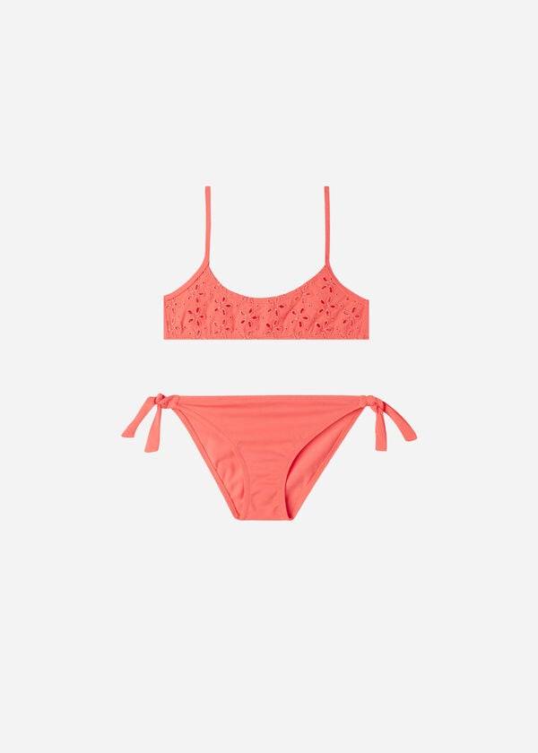 Calzedonia Two-Piece Corfù Badpakken Kinderen Oranje | BE3070DN