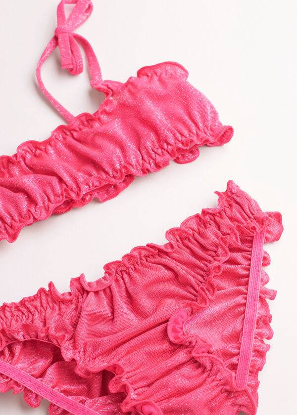 Calzedonia Two Piece Formentera Badpakken Kinderen Roze | BE3057IS