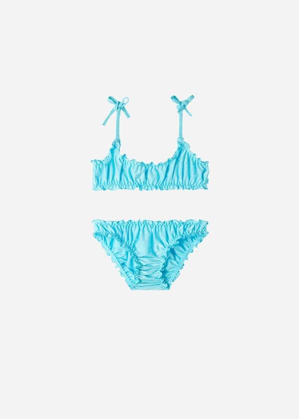 Calzedonia Two Piece Formentera Badpakken Kinderen Turquoise | BE3058UT