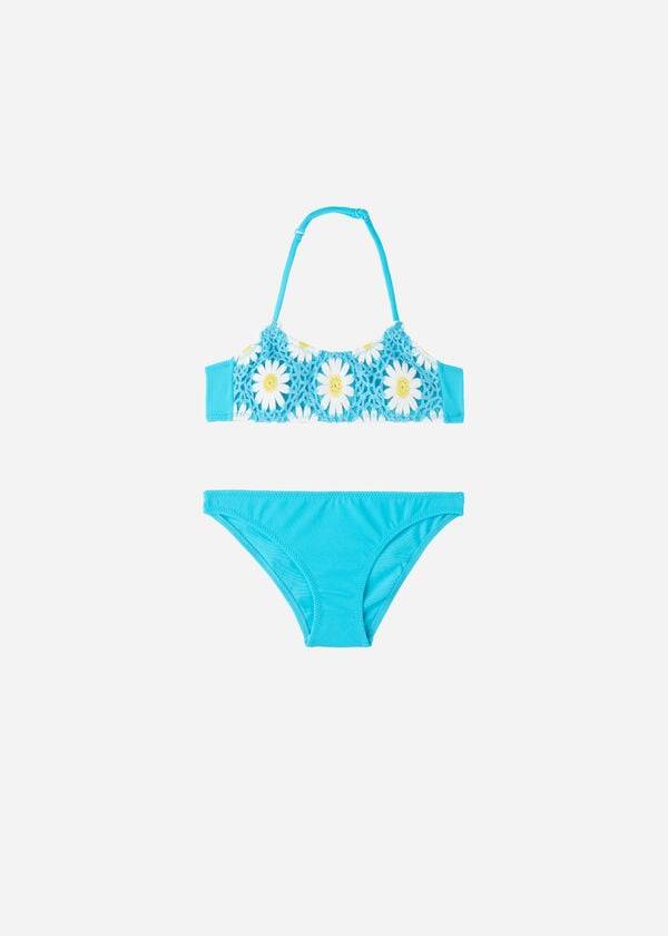 Calzedonia Two-Piece Margherita Badpakken Kinderen Turquoise | BE3072AP