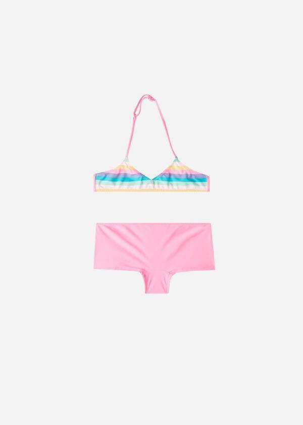 Calzedonia Two-Piece Sole Badpakken Kinderen Roze | BE3075IS