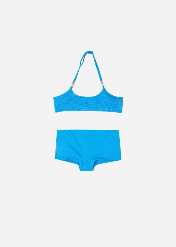 Calzedonia Two-Piece Tank-Stijl San Diego Badpakken Kinderen Blauw | BE3078TV