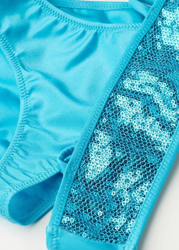 Calzedonia Two-Piece Triangle Cannes Badpakken Kinderen Turquoise | BE3079RW