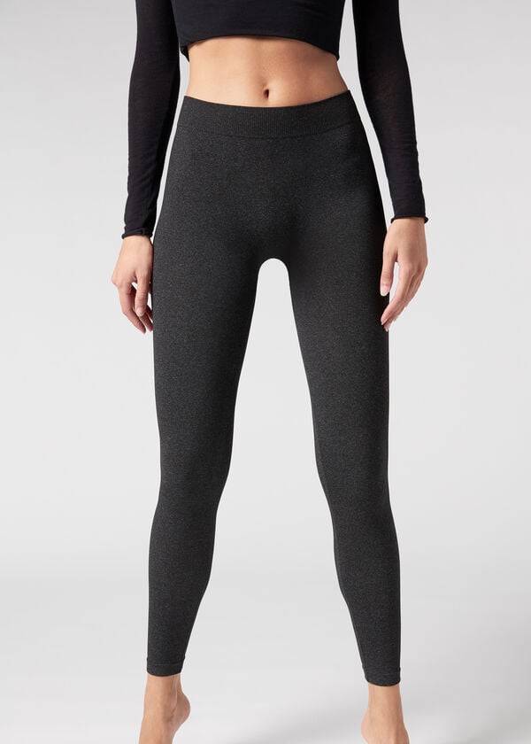 Calzedonia Ultra-Opaque Microfiber Leggings Dames Grijs | BE2710MA